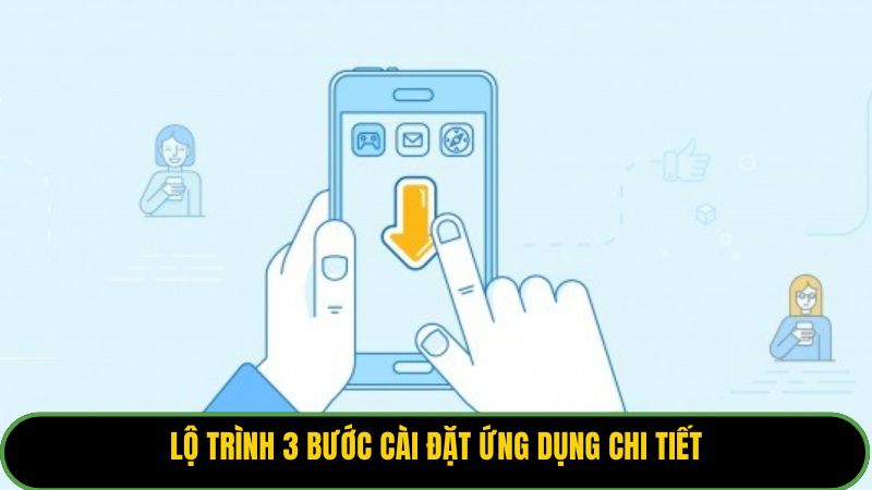 Lộ trình 3 bước cài đặt ứng dụng chi tiết