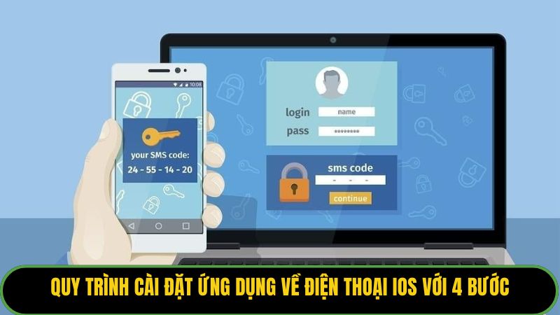 Quy trình cài đặt ứng dụng về điện thoại iOS với 4 bước
