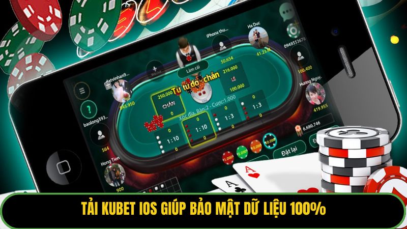 Tải Kubet iOS giúp bảo mật dữ liệu 100%