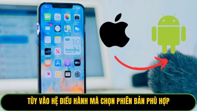 Tùy vào hệ điều hành mà chọn phiên bản phù hợp